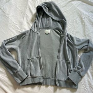 Aerie Velvet Zip-Up Jacket